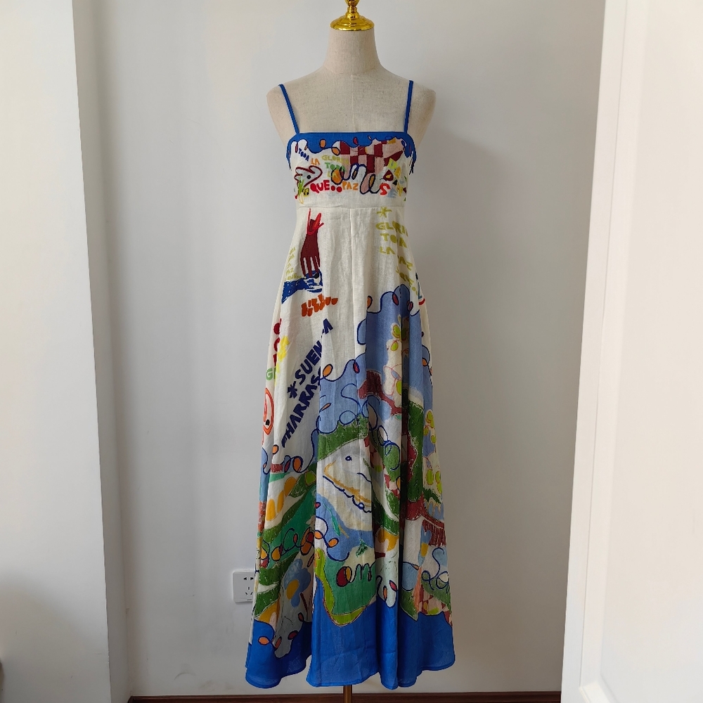 Alemais Colorful Printed Maxi Dress - Picture 5 of 13